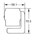 thumbnail image 4 of HELLA 004532101 4532 Series Map Lamp with Black Permanent Mount Housing, 4 of 4