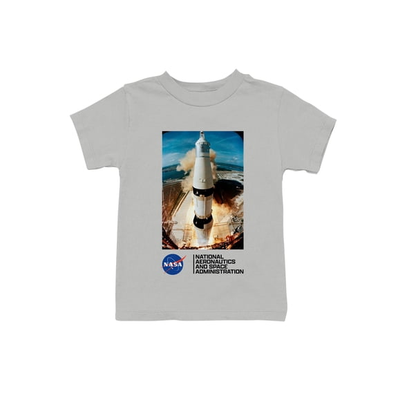 Officially Licensed Nasa Saturn V Rocket Launch Art Youth's T-shirt