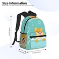 thumbnail image 2 of Pofeuu Dogs Loves Bath Print Laptop Backpack Travel Canvas Backpack for School Lightweight and Comfortable Backpack College Backpack Schoolbag, 2 of 6