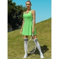 thumbnail image 6 of Charmo Womens Scallped Trim Tennise Dress Workout Athletic Golf Dresses with Shorts and Pockets, 6 of 7