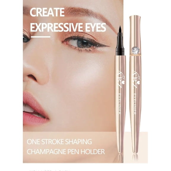 Free Shipping Buy one Get one Free WaterProof Eyeliner Black liquid Intense Makeup-Street