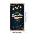 thumbnail image 3 of Ramadan Kareem Backdrop Banner Decorative Lanterns Mosque Design for Eid Mubarak Party Islamic Celebration Photography Props Home Decor Background, 3 of 4