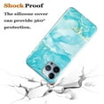 thumbnail image 4 of Dteck Phone Case for iPhone 13 Pro Max 6.7 inch,Shockproof Marble Stone Design Pattern Soft TPU Silicone Anti-scratch Ultra Slim Back Cover.For iPhone 13 Pro Max,B, 4 of 5