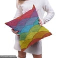 thumbnail image 5 of Ambesonne Abstract Fabric by the Yard Upholstery, Seigaiha Rainbow Waves, 1 Yard, Multicolor, 5 of 5