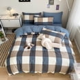 thumbnail image 2 of Juego de cama grande con estampado de cuadros, 2 of 8