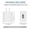 thumbnail image 2 of Wall Charging Block for Roku Streaming Stick, Express Plus, Premier/Plus, Roku Voice Remote Pro/Pro 2nd, Amazon Fire TV Stick 5V USB Charger Adapter (White), 2 of 4