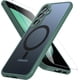 thumbnail image 1 of Hensinple - Funda magnética con protector de pantalla de cristal para Samsung Galaxy A14 5G, color verde, 1 of 8