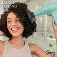 thumbnail image 3 of Sassy Ceramic Ion Hair Dryer, 1875-Watt Salon Dryer with Concentrator and Diffuser Green, 3 of 6