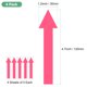 thumbnail image 3 of Uxcell Paquete de 4 Adhesivos Flecha Impermeables de 5 x 1 pulgadas para Marcado de Paredes/Señal de Tráfico [Rojo Rosa], 3 of 6
