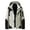 Beige, variant on TFEOQRY Men Padded Coats Parkas Hooded Long Sleeved Zipper Hardshell Padded Thicken Outdoor Workwear Padded Jacket Coat Black