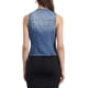 thumbnail image 3 of INSPIRE CHIC Chalecos de mezclilla para mujeres sin mangas, lavados y desgastados, chaquetas de mezclilla casuales en gris y azul, talla M, 3 of 6