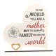 thumbnail image 5 of Letrero de madera para el Día de Madre, diseño de corazón, regalo rústico de hijo e hija, placa de madera con forma de corazón, decoración de mesa, 5 of 8