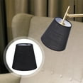 thumbnail image 6 of Monyance lamp dust cover Black Cloth Lampshade for Clip-on Bulb Wall Light(5.51X5.12X5.12Inches), 6 of 10