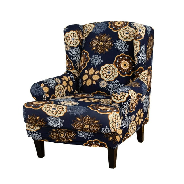 CHUANK Chair Covers Slipcovers Stretch Wing Chair Covers Slipcovers Wingback Sofa Covers Armchair Covers Furniture Protector For Wingback Chair