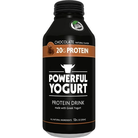 (3 Pack) Powerful Chocolate Greek Yogurt Protein (Best All Natural Greek Yogurt)