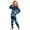a38-Purple, variant on KPOPLK Girls Halloween Pajamas Cute Pjs Kids Skeleton Sleepwear Clothes Sets Holiday Sleepwear,Size 4-5 Years