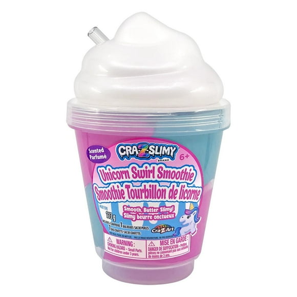 Cra-Z-Slimy Smoothie: Unicorn Swirl Smoothie