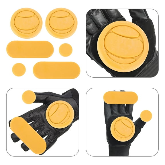 UPOUART 6Pcs Polypropylene Skateboard Gloves Slider for Men Women Outdoor Sport Accessories 10.8x3.8x1.2in
