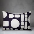 thumbnail image 3 of Creative Products Navy and White Modern Shapes 14x20 Indoor / Outdoor Pillow, 3 of 3