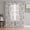 Dark gray, variant on Farmhouse Black Semi Sheer Window Curtains 45 Inches Long, Vintage Flower Leaf Botanical Plant Rod Pocket Voile Chiffon Curtain Light Filtering Drapes for Living Room, Kitchen, 52"x45", 2 Panels