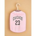 thumbnail image 2 of 1pc Red Pet Clothes, Breathable Mesh Basketball Jersey, For Small Medium And Large Dogs, Small Corgis, Cats, 2 of 4