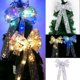thumbnail image 5 of ZOELNIC Adorno para árbol de Navidad con luces LED, lazo rojo, decoración colgante navideña, luz blanca cálida, 5 of 8