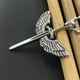 thumbnail image 2 of Collar pendiente de la vendimia Sunnimix para hombres plata, 2 of 8