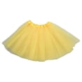 thumbnail image 4 of Ediodpoh Carnival Women's Skirts Long Flowy Ballet Tutu Skirt with Chiffon and Mesh Overlay for Dance Performance and Practice Womens Skirts Yellow One Size, 4 of 4
