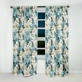 thumbnail image 2 of Designart "Symphony Of The Coastal Tropics II" Tropical Blackout Curtain Single Panel, 2 of 4