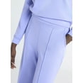 thumbnail image 4 of Scoop Women’s and Women’s Plus Ultimate Scubaknit Seamed Sweatpants, Sizes XS-4X, 4 of 5