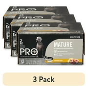 (3 pack) Pure Balance Pro Plus Mature Wet Dog Food 3.5oz Cup 12ct