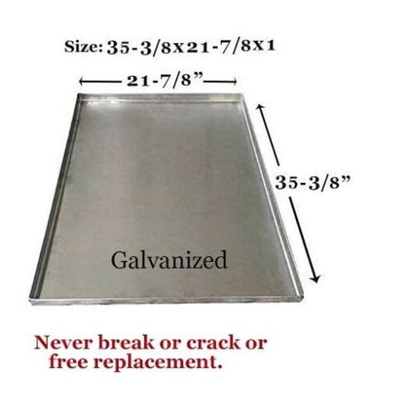 Replacement Tray for Metal Dog Crate Pan | Chew-Proof and Replacement Tray for Metal Dog Crate Pan | Chew-Proof and