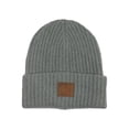 thumbnail image 2 of No Boundaries Mens 2-Pack Beanie, Gray, One Size, 2 of 8
