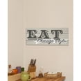 thumbnail image 2 of Stupell  Eat Chicago Style Typography Wall Plaque Art, 2 of 5