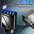 thumbnail image 3 of Magvolt Pro Phone Charger, 4-Port Quick Charge 3.0 Hub with Smart Power Detection, Intelligent Temperature Control and Multi-Protection System, Universal Compatibility for All Phones, 3 of 7