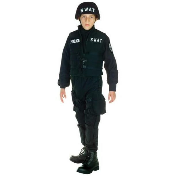 Costumes For All Occasions UR26087MD Swat Enfant Moyen 6-8