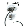 thumbnail image 4 of Krator Custom Chrome Passing Fog Auxiliary Light Compatible with Honda Shadow Sabre VT VF 700 750 1100, 4 of 5