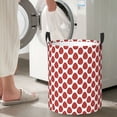 thumbnail image 5 of Sikiie Easter eggs Print Round Dirty Clothes Basket, Waterproof Standing Foldable Storage Basket, for Laundry Room, Bedroom, Bathroom Storage-Medium, 5 of 6