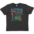 thumbnail image 3 of Inktastic Autism Support slogan Youth T-Shirt, 3 of 5