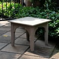 thumbnail image 3 of Caterina Teak Outdoor Side Table, Weathered Gray, 3 of 7