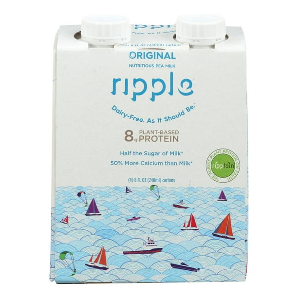 Ripple Foods Ripple Aseptic Original Plant Based With Pea Protein Case