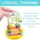 thumbnail image 5 of Ábaco de madera con cuentas y formas de animales | Juguete educativo para niños pequeños | Cuentas de colores para practicar matemáticas y vocabulario en inglés, 5 of 6