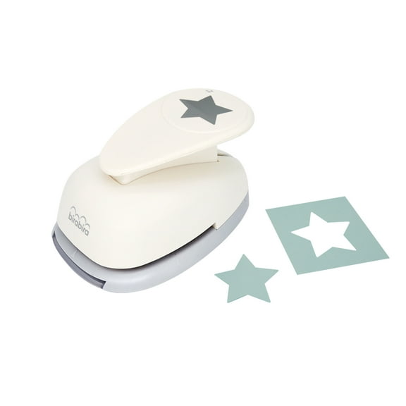 Bira Craft 2 inch Star Lever Action Craft Punch, Christmas Punch, for Paper Crafting Scrapbooking