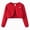 A43-Red, variant on Girl's Front Long Sleeve Crochet Cardigan Out Long Sleeve Knit Fall and Winter Top 5-14Y(White,1-2 Years)