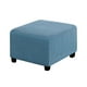thumbnail image 1 of Yuarrent Funda otomana cuadrada resistente al desgaste y duradera Mano de obra fina Agradable para la piel Fácil de instalar Decoración del hogar azul polvoriento S, 1 of 6