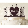 thumbnail image 1 of Monogram Cake Topper First Name Initial Heart Cake Topper, 1 of 1
