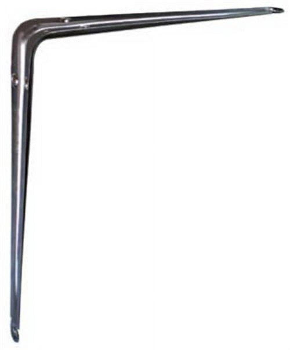 National Hardware 12 In. x 14 In. Zinc-Plated Steel Shelf Bracket Pack of 10