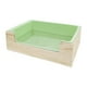 thumbnail image 4 of Comedero de heno para conejos 2 en 1, pesebre para conejos, soporte de heno de madera con inodoro para chinchillas, conejos, animales pequeños, coneji inodoro verde, 4 of 10