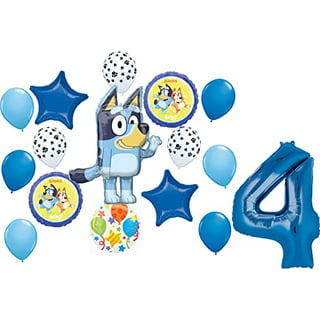 Pull String Bluey Cardstock & Tissue Paper Pinata, 17.5in x 21.75in