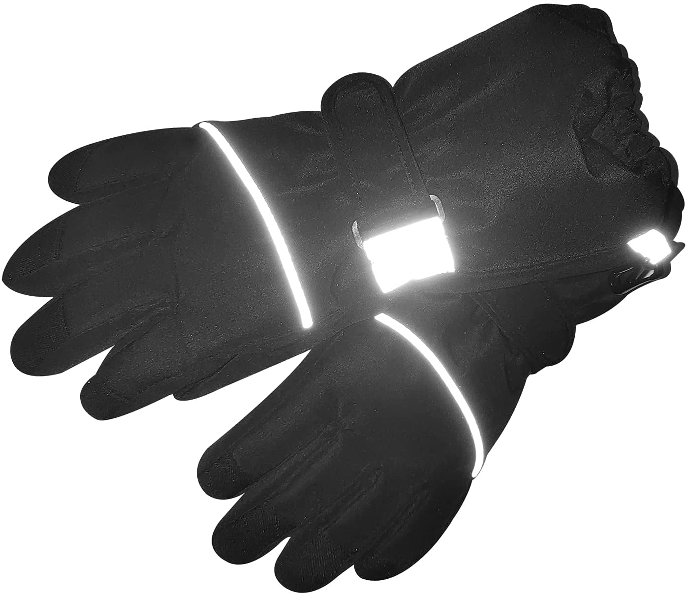 waterproof windproof With Fleece Lining for boys girls Kids winter warm ski gloves S 